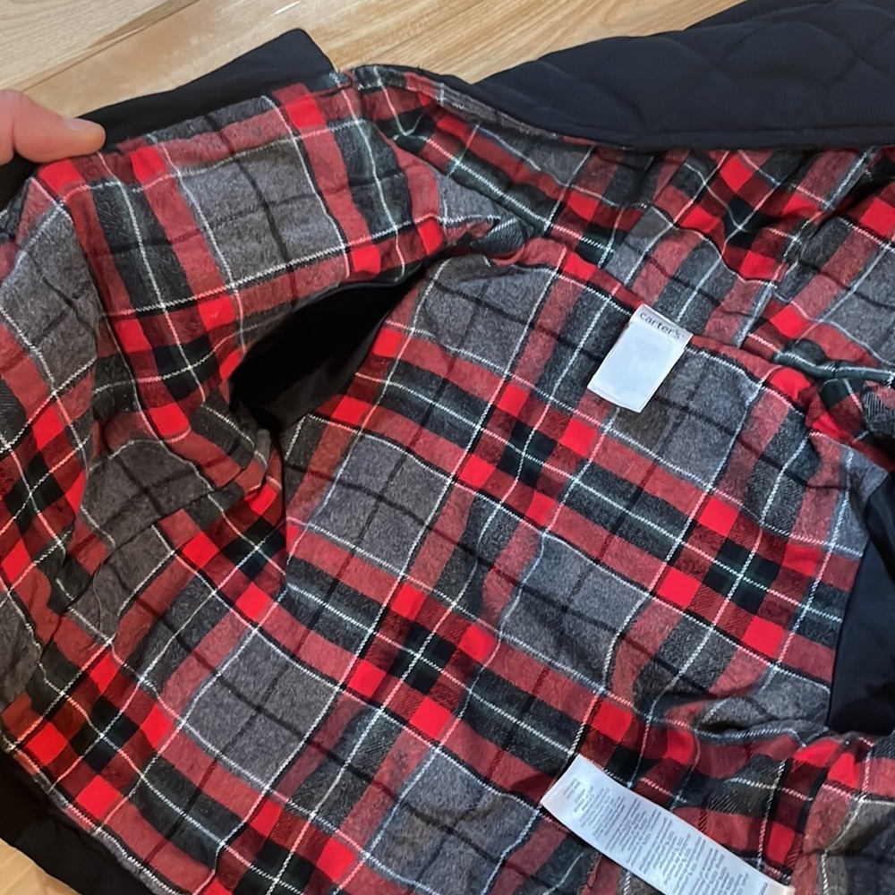 Carter’s plaid flannel lined jacket - Picture 3 of 7